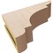 Ekena Millwork 3"W x 9"D x 6"H Classic New Brighton Rough Cedar Woodgrain TimberThane Corbel, Primed Tan CORUR03X09X06NEBRCPR - alternate 4